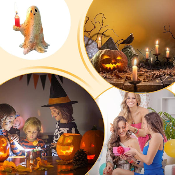 Haamu-patsas koristeeksi | Ihastuttavat hartsi-halloween-rekvisiitat kerrostetuille tarjottimille C