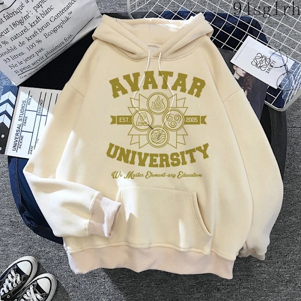 Unisex Avatarin Legenda Tulimaan Huppari Herr Harajuku Hip Hop Casual Streetwear Kawaii Anime Print Hihlaukset Mies 30324 L