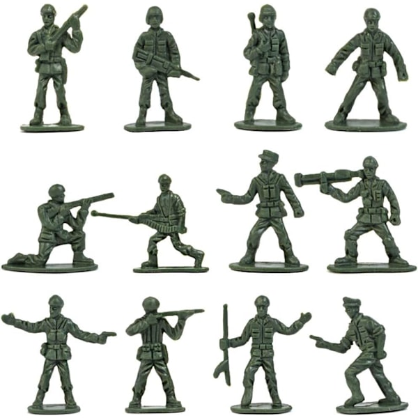 360 st militära figurer, arméfigurer militära soldater i plast soldater barn leksak mini soldater figurer militär modell set för barn och vuxna 360 Pcs