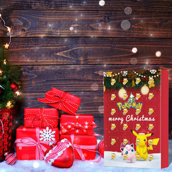 24 Dages Figurer Julekalender Æske Fancy Toys Semester Nedtællingsæske Til Drenge Piger Venner Atrovirens