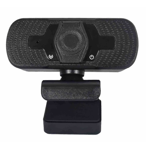 Webbkamera med inbyggd mikrofon USB pc bärbar bärbar webbkamera med cover för livestream videosamtal spel på--