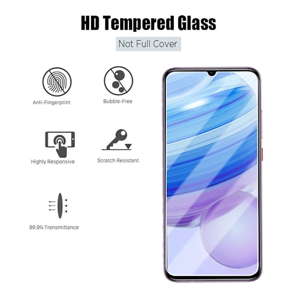 3 st härdat glas för Xiaomi Redmi Note 8 Pro skärm