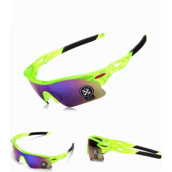 Polariserade sportsolglasögon linser cykelglasögon UV400 7#