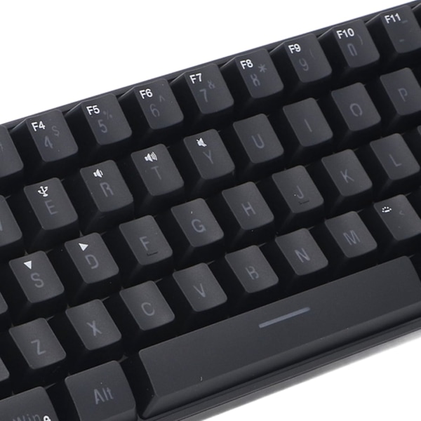 Pelaajan näppäimistö 60 Prosenttia Pieni Pelaajan Näppäimistö 3-Tilallinen Näppäimistö Hiljainen 61 Näppäintä 2.4G Teclado Gamer Langaton Langallinen RGB Taustavalaistus Näppäimistö Kannettavalle Black