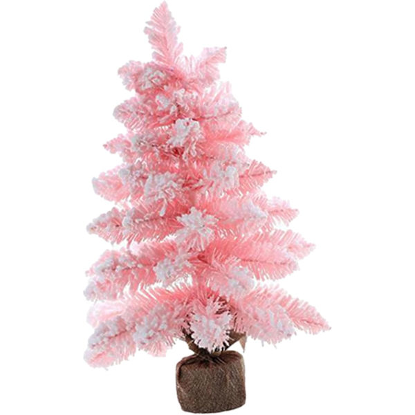 Skrivbordsjulgran Dekorativ Söt Härlig PVC-konstgjord Mini Xmas Kompakt Mini Xmas-träd för hemkafé