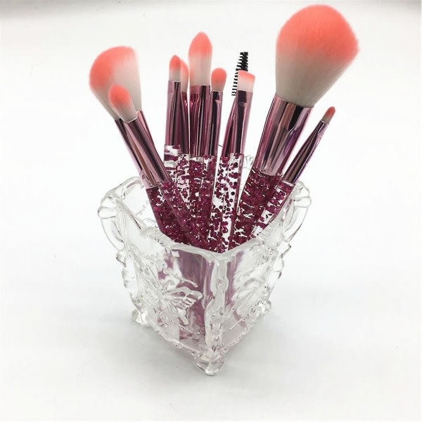 SQBB 10 st Makeup Brush Set Foundation Brush Blush Brush Kombination Färgblandning
