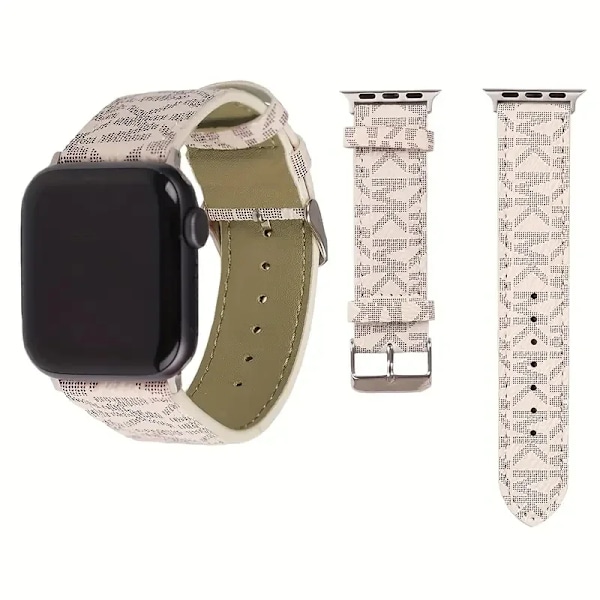 Klokke som er kompatibel med Apple Watch-reim 38 40 mm 41 mm 42 mm 44 mm 45 mm, klassisk rem med designerretro lærrem Vær 42mm 44mm 45mm 49mm