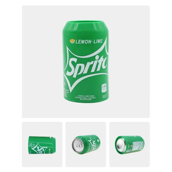 Silikon Coca-Cola-burklock, Coca-Cola-burkdrycksskydd, Coca-Cola-kopplock 355 ml Sprit 355ML