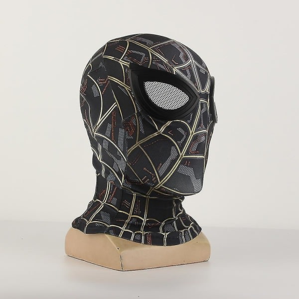 SQBB Spiderman 3 hero svart och guld mask huvudbonader