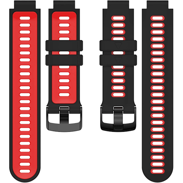 Silikon urrem med rustfrit stål spænde - udskiftningsrem til Garmin Forerunner/ 235/235lite/ 220/230/620/630/735xt, til Garmin Approach S20/S5/S6
