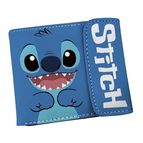 Ny Disney Cartoon Stitch-plånbok med korthållare Hasp-väska Present för flickor och pojkar XQSDZ008