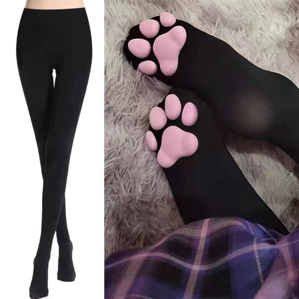 Kattfotstrumpor Kroppsstrumpa SVART_ma black