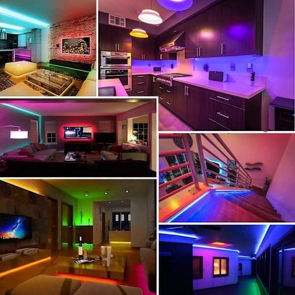 20m LED-valot Bluetooth RGB LED-nauhavalot—max