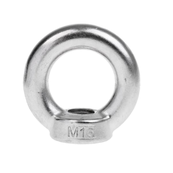 M6/m8/m10/m12-m22 rostfritt stål 304 rostfritt stål mutterform 16mm