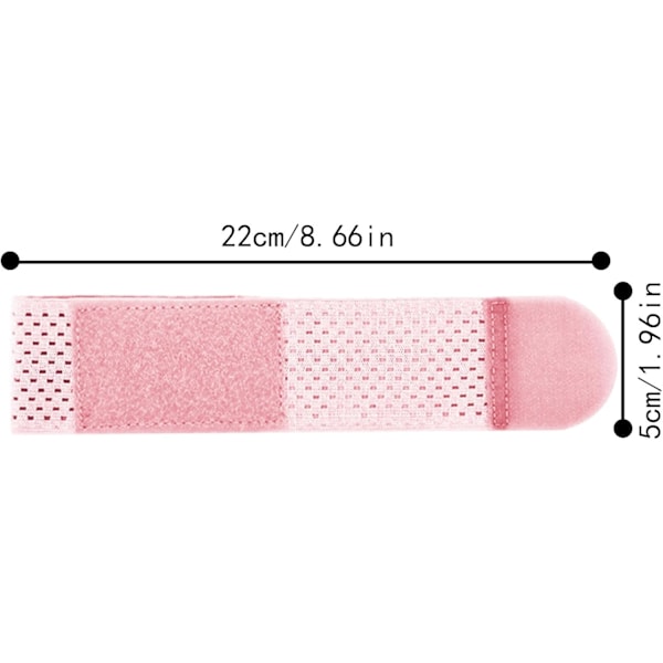Rosa handledsstöd för stukad handled, andningsbart stöd för sport Pink