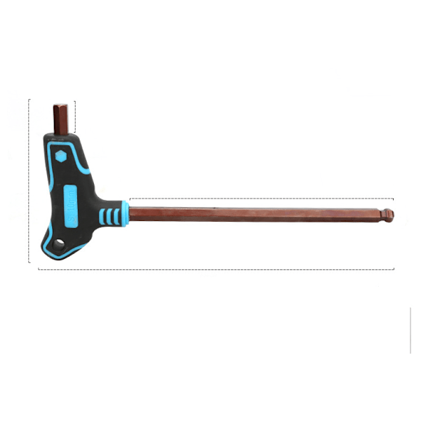 Insexnyckel med kulhuvud (4 stk. kulhoved af 3mmT type),