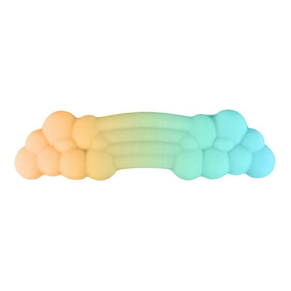 Handledsstöd i Memory Foam Molnmönster Mjuk Silikonmusmatta HS 092_max