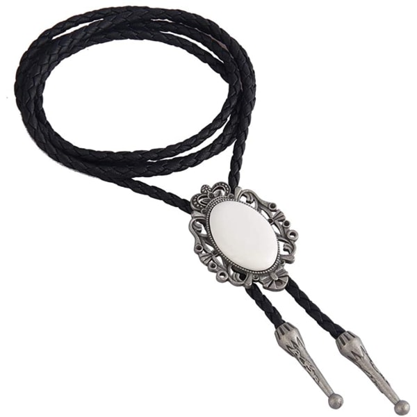 Native American Bolo Tie Rodeo Cowboy Läder Slips Western Halsband Kostymtillbehör för män, kvinnor SQBB