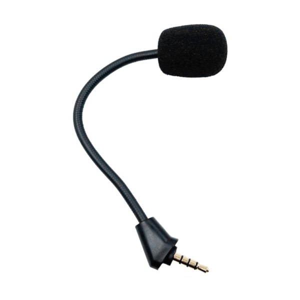 Ersättningsspelmikrofon 3,5 mm mikrofon för Hyper X Cloud II trådlöst spelheadset Avtagbara mikrofontillbehör SQBB