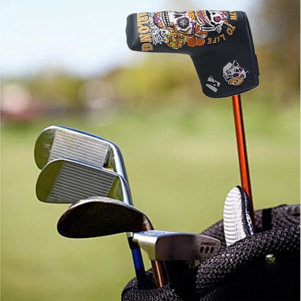 Magnetisk Golfputterhuva, Snygg Klubbhuvudskydd för L-formade Putters A