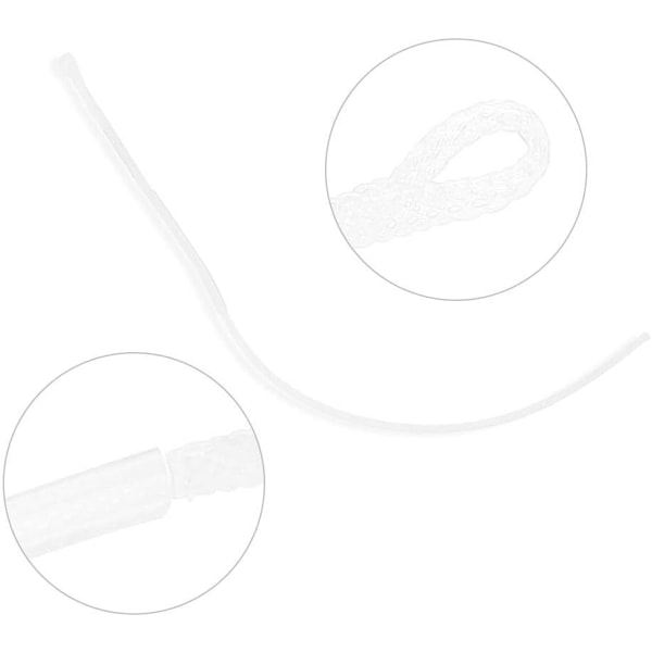 Flugfiske tafs, 10 st 30 lb / £ 50 Fiske Loop Connector Flugfiske tafs Linje Tackle tillbehör (£ 50 vit)