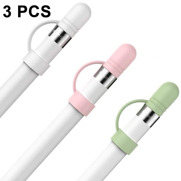 CQBB kompatibel med Apple Pencil Capacitive Pen Case - Vit+Rosa+Grön