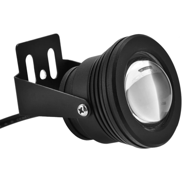 Akvarie LED-lys, 12V 10W RGB Vandtæt Akvarie LED Spotlight Lampe til Akvarium Pool Have Under Vand (sort skal) svart skal