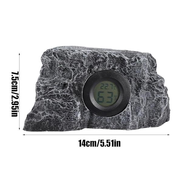 Akvarium Termometer, Stein Design Temperatur- og Fuktighetsmåler for Reptiler