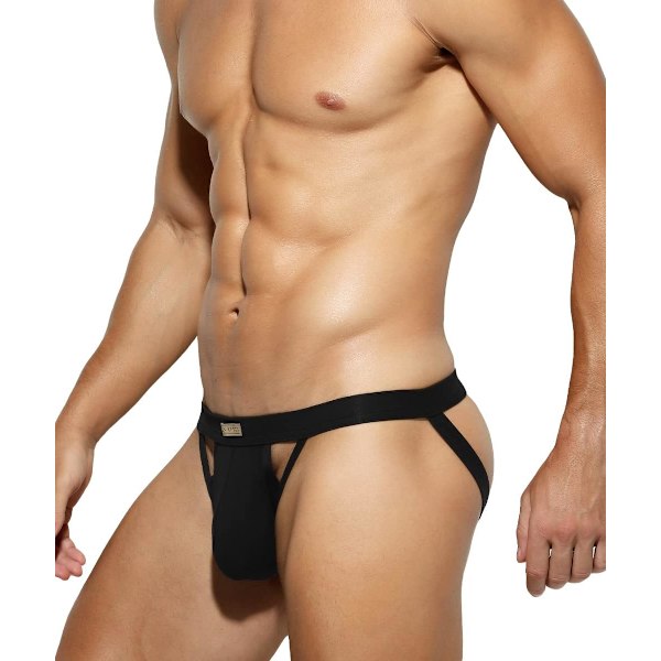 Herr Athletic Supporter Stretch Underwear Mesh Jock Strap Multipack Black XL Black XL