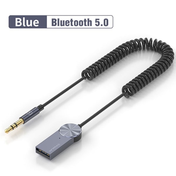 Aux Bluetooth-adapter Dongle Kabel til bil 3,5 mm Jack