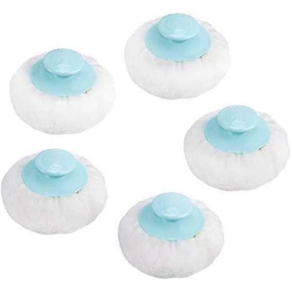 Puderpuff Ersättning, 5-pack Kroppspuderpuff