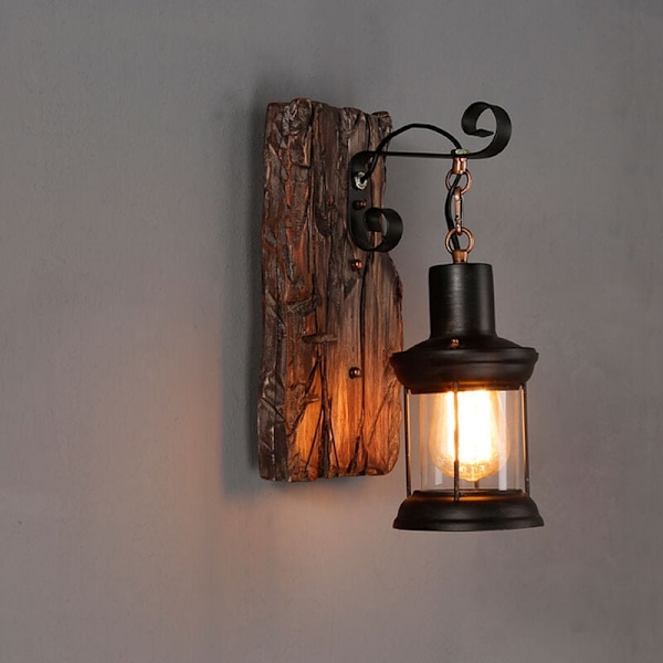 Retro sylinder vegglampe for E27 D. Diameter: 15cm H.23cm，for innendørs og utendørs