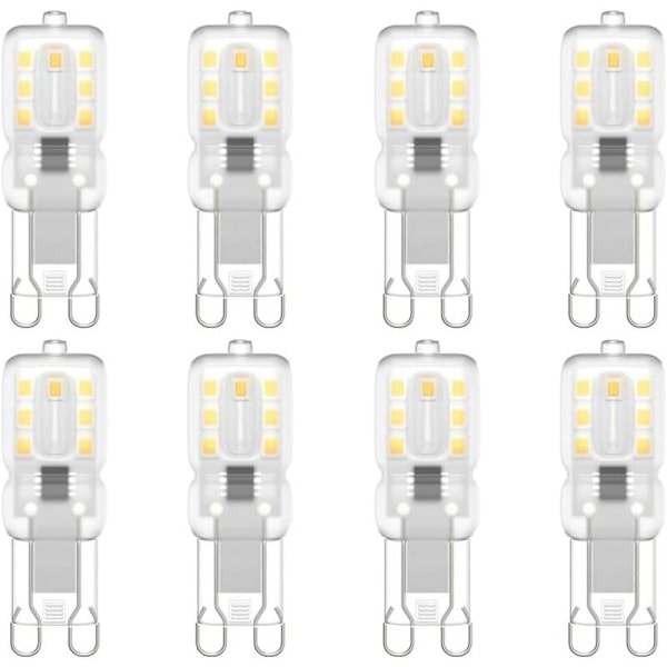 8 st vita mjölkvit skärmar naturvit 220V-14 lampa-3W transparent lampa, för inomhus- och utomhusbelysning, dekoration