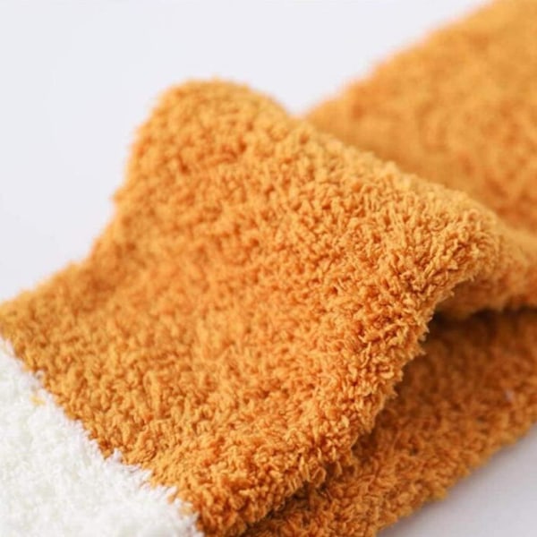 4 par vinterkattklor Söta tjocka varma sömngolvstrumpor, Cat Paw Slipper Socks för flickor, damstrumpor