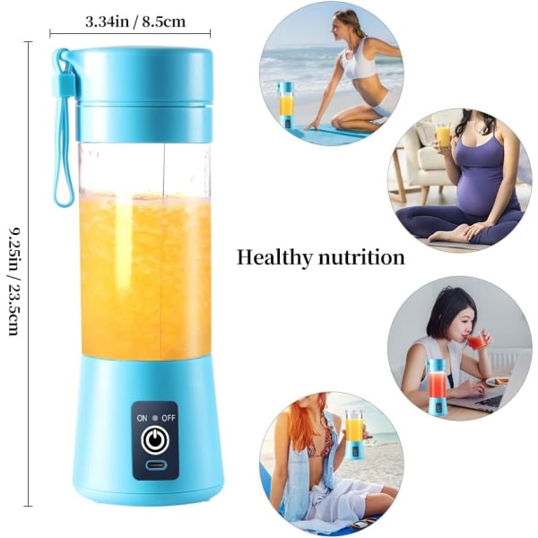 Blenderi pirtelöille ja smoothieille, sininen SQBB