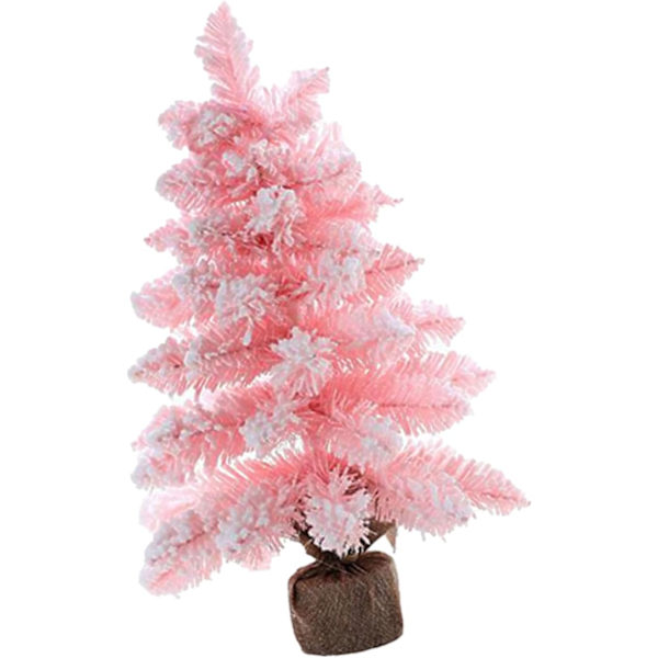 Skrivbordsjulgran Dekorativ Söt Härlig PVC-konstgjord Mini Xmas Kompakt Mini Xmas-träd för hemkafé