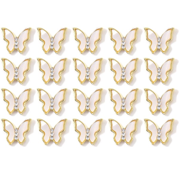 CQBB 3D Nail Art Butterfly Nail Art Rhinestone Diamond Glitter, form1