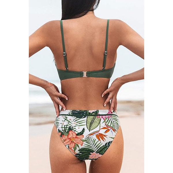 Dam Thong Set, Sage Green, Strand, Inomhus Simning, L
