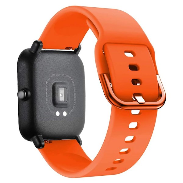 20mm 22mm WatchBand För Amazfit GTS 2/3/4 Mini Band GTR 2/3/4 42mm Silikon Armband Armband För Amazfit Bip Band Tillbehör Grå-c 20mm Watchband