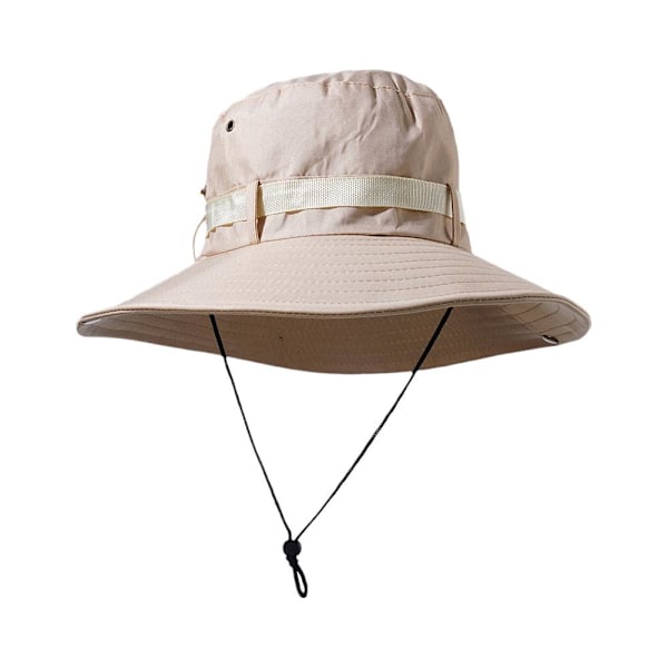Andningsbara solskyddshuvor för unisex vandring och camping, 56-58 cm Khaki onesize