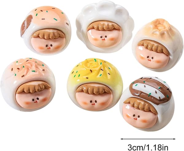 Søde Tegneseriefigurer | Harpiks Mini Bordpynt til Piger Samling og Dekoration