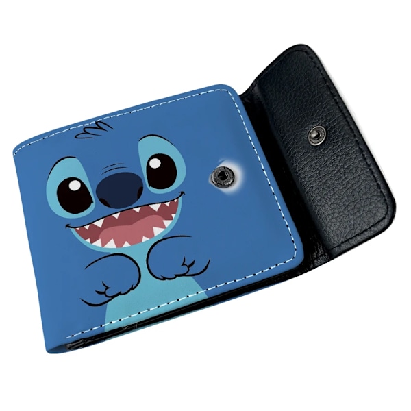 Ny Disney Cartoon Stitch-plånbok med korthållare Hasp-väska Present för flickor och pojkar XQSDZ009