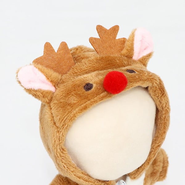 10 cm plysj dukke tøj jule rensdyr Dinosaur Haj Onesies Brown