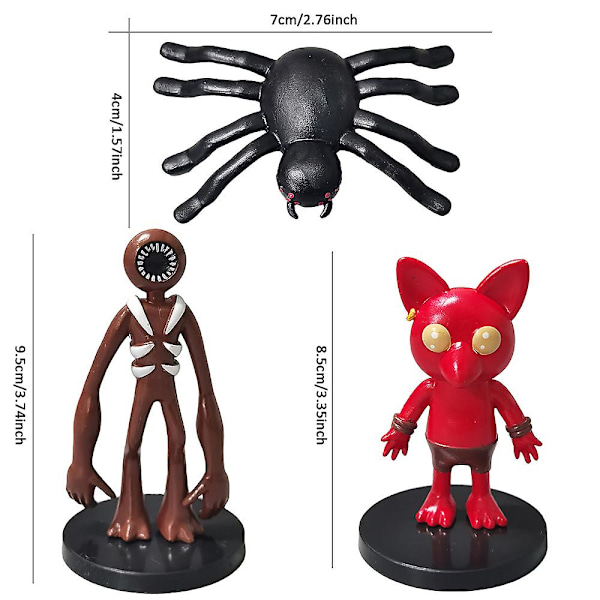 9-pak Roblox Doors Actionfigurer Escape The Gate Spil Legetøj Digital Monster Havdyr Legetøj Gave