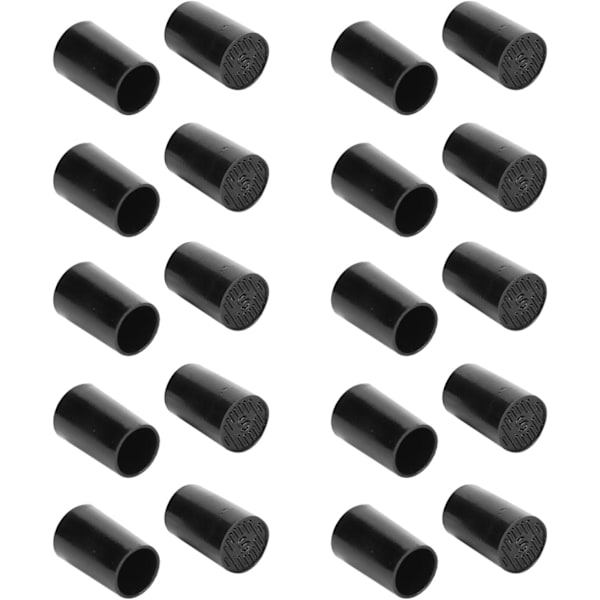 Högklackade Spik Klack Reparationsskydd 10 Par Högklackade Spikar Svart CPU Polyuretan Skor Reparation Ersättningskit (Innerdiameter 10mm) Inner diameter 10mm
