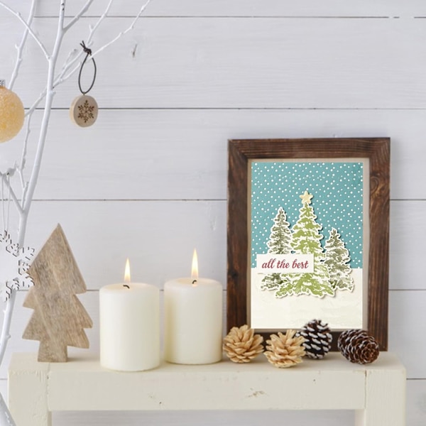 Metallstansar och stämpelset 2024 | transparent julstämpel för DIY, födelsedagar, scrapbooking och hantverk | stansmallar nyheter 2024 (set 1) Set 1