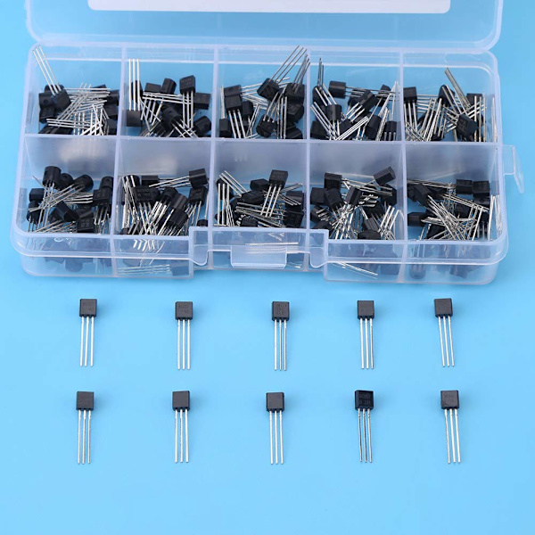 10 værdier NPN PNP transistor 200 stk transistor sortimentssæt tre stift transistor TO-92 BC327-BC558