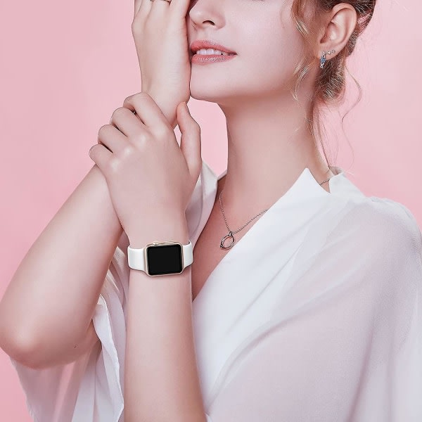 SQBB Smart Watch band, 20 mm utbytbara justerbara Smartwatch-remmar för P22 P32 P36 Watch, mjukt silikonband