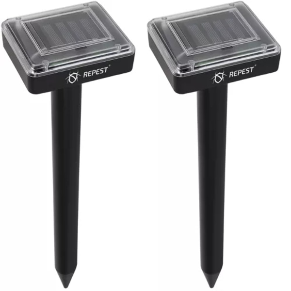 2-pack - Mullvadsavskräckare - Solcellsdriven 360