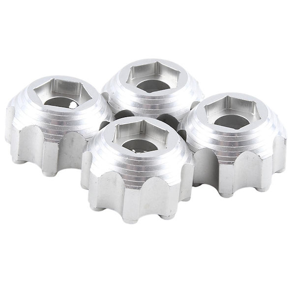 4 kpl alumiinivanteiden sovittimia 3,8 tuumaa vanteiden sovittimet Pl Proline 3,8 tuumaa 8x32 - 17 mm pyörille hopea